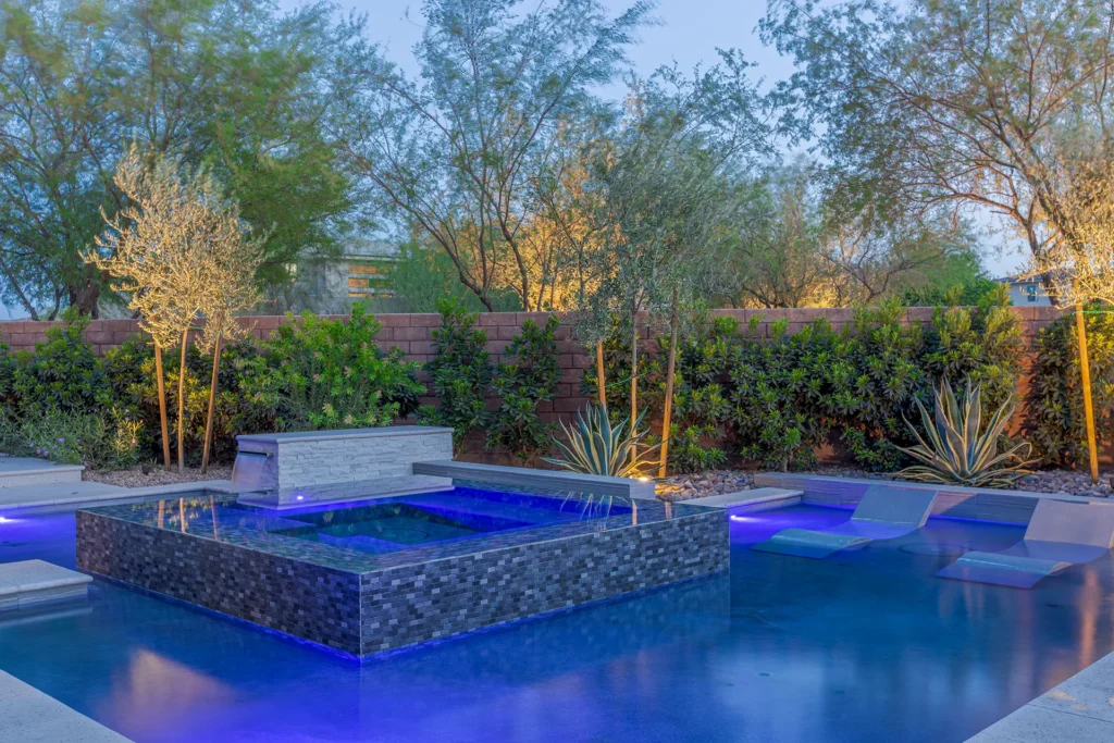 Gallery - Watters Aquatech Pool & Spa Luxury pool installation in Las Vegas residential property