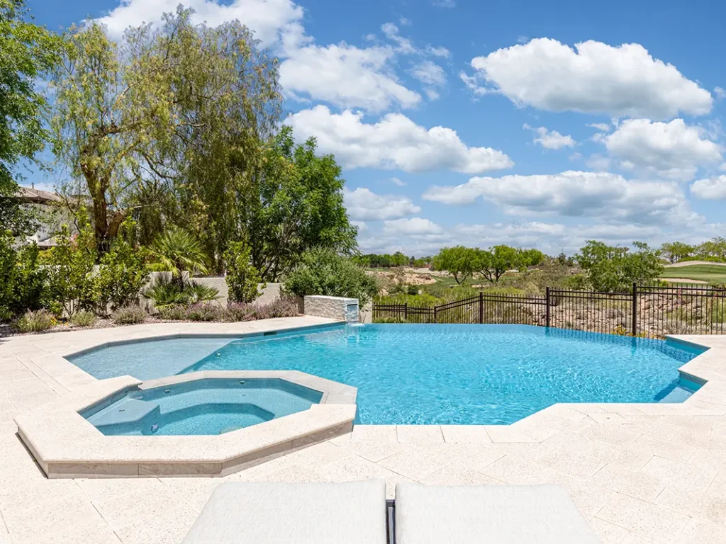 Gallery - Watters Aquatech Pool & Spa Custom pool build in Las Vegas backyard by Watters Aquatech